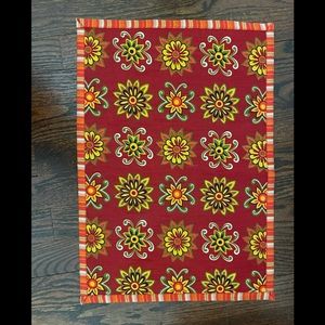 Pier 1 Imports multi colored double sided placemats.